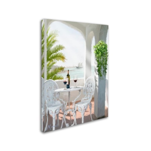 The Macneil Studio 'Ocean Balcony' Canvas Art,24x32